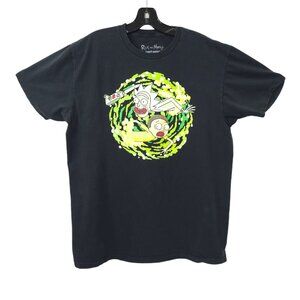 Cartoon Network Rick Morty Portal Graphic T Shirt Mens Size XL Ripple Junction